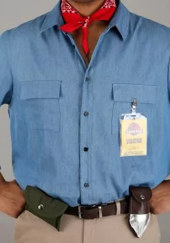 Fun Costumes Men's Plus Size Jurassic Park Dr. Grant Costume -Disguise Store mens plus jurassic park dr grant costume alt 3