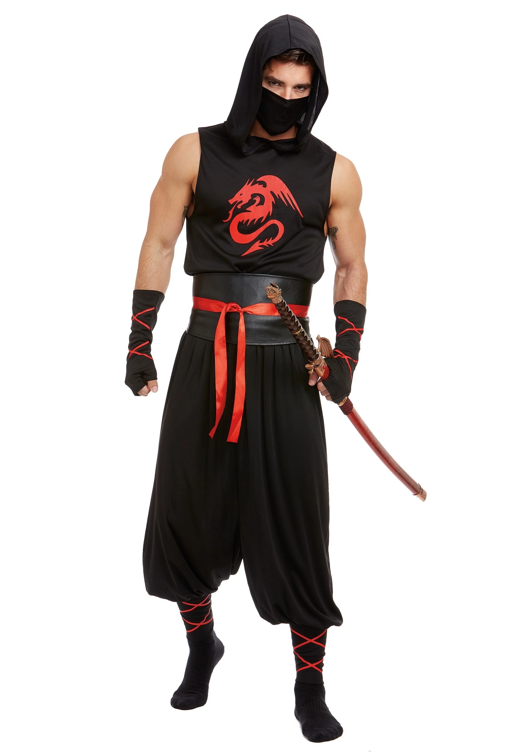 Dreamgirl Men's Sexy Ninja Costume 3 Dreamgirl Men's Sexy Ninja Costume