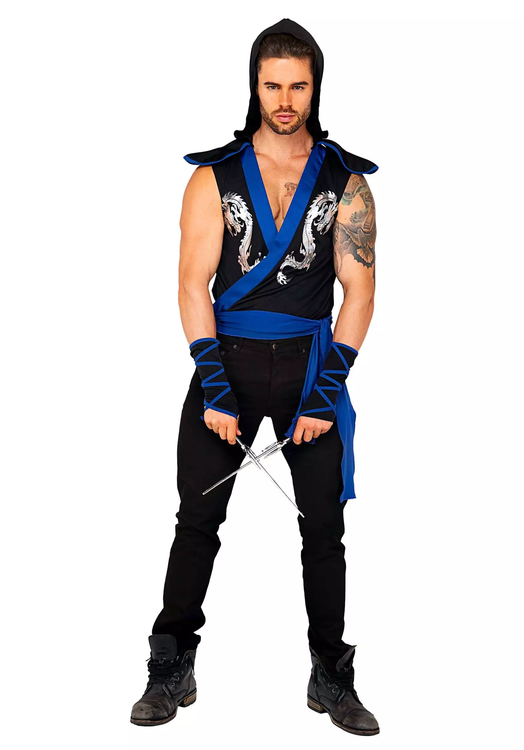 Roma Sexy Ninja Warrior Costume For Men 4 Roma Sexy Ninja Warrior Costume For Men - Image 2