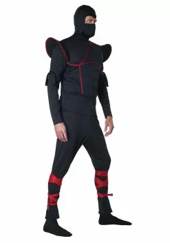 California Costume Collection Men's Stealth Ninja Costume -Disguise Store mens stealth ninja costume alt 3