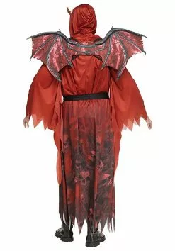 Fun World Winged Demon Costume For Men 5 Fun World Winged Demon Costume For Men -Disguise Store mens winged demon costume alt 1