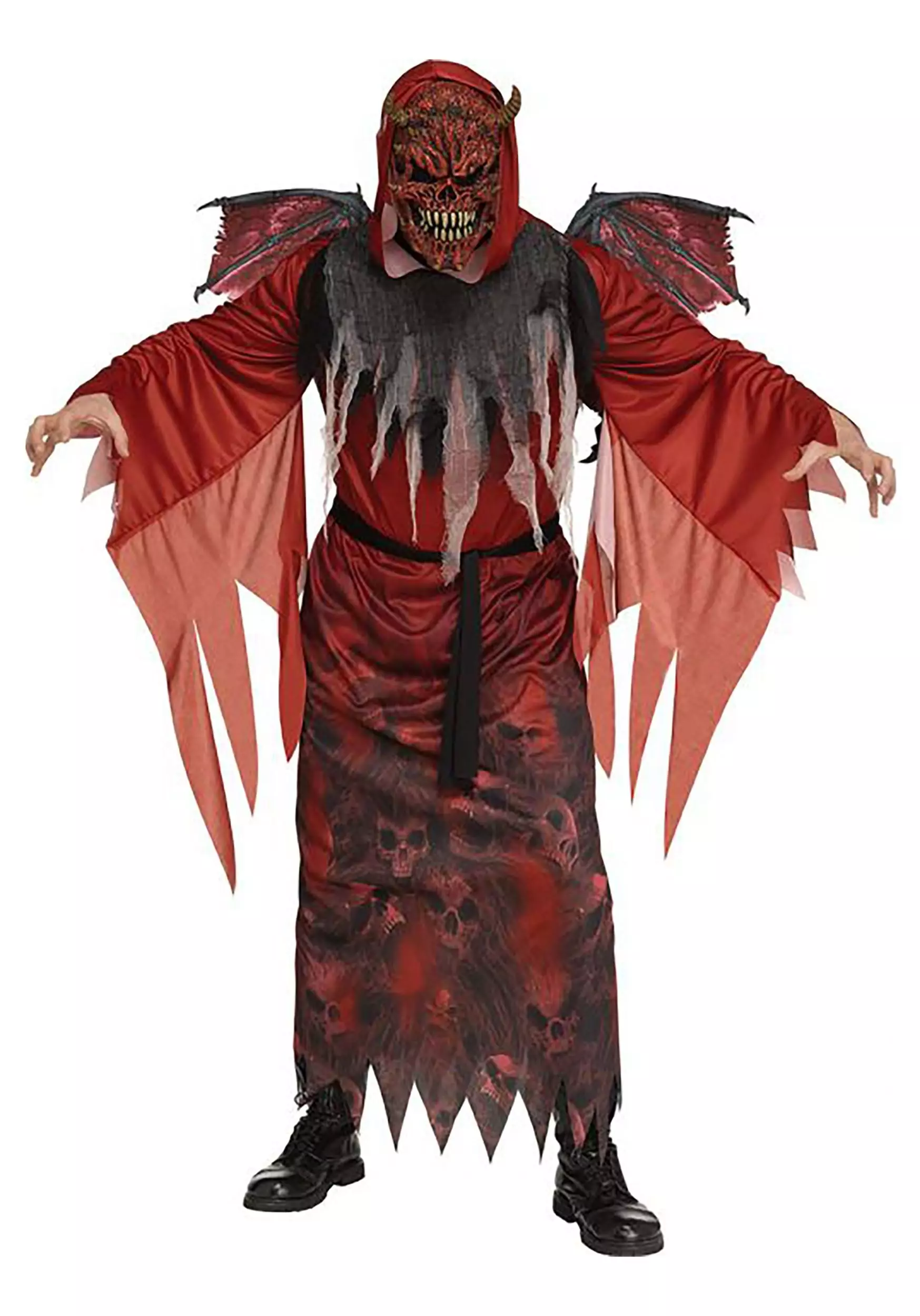 Fun World Winged Demon Costume For Men 3 Fun World Winged Demon Costume For Men