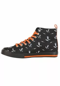 Ground Up Michael Myers Halloween High Top Shoes -Disguise Store michael myers high top shoes alt 3