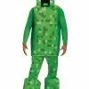 Disguise Prestige Adult Minecraft Creeper Costume -Disguise Store minecraft adult creeper prestige costume dlc update
