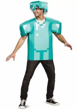 Disguise Minecraft Armor Classic Adult Costume -Disguise Store minecraft armor classic adult costume alt 2