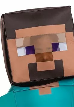 Disguise Minecraft Child Adaptive Steve Costume -Disguise Store minecraft child adaptive steve costume alt 4