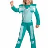 Disguise Minecraft Kids Armor Classic Costume -Disguise Store minecraft child armor classic costume dlc 1