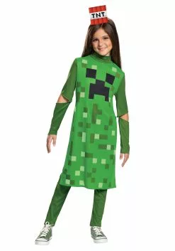 Disguise Minecraft Girl's Creeper Classic Costume
