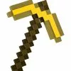 Disguise Gold Minecraft Pickaxe Tool Accessory -Disguise Store minecraft gold pickaxe tool accessory main1