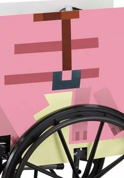 Disguise Minecraft Pig Adaptive Wheelchair Cover -Disguise Store minecraft pig adaptive wheelchair cover alt 2