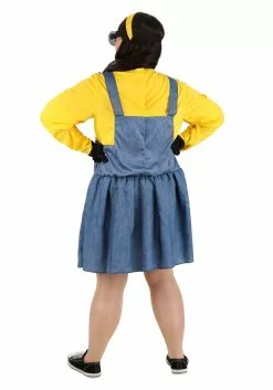 Jerry Leigh Minions Plus Size Costume Dress For Women -Disguise Store minions plus size womens minions costume dress alt 1