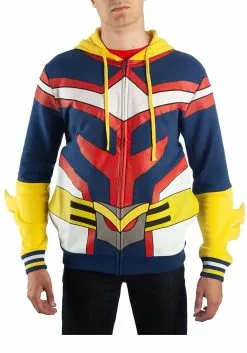 Bioworld Merchandising / Independent Sales My Hero Academia All Might Character Hoodie 7 Bioworld Merchandising / Independent Sales My Hero Academia All Might Character Hoodie -Disguise Store my hero academia all might character hoodie alt 2