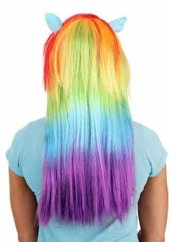 Partytime Wig Rainbow My Little Pony Dash Wig 5 Partytime Wig Rainbow My Little Pony Dash Wig -Disguise Store my little pony rainbow dash wig alt 1