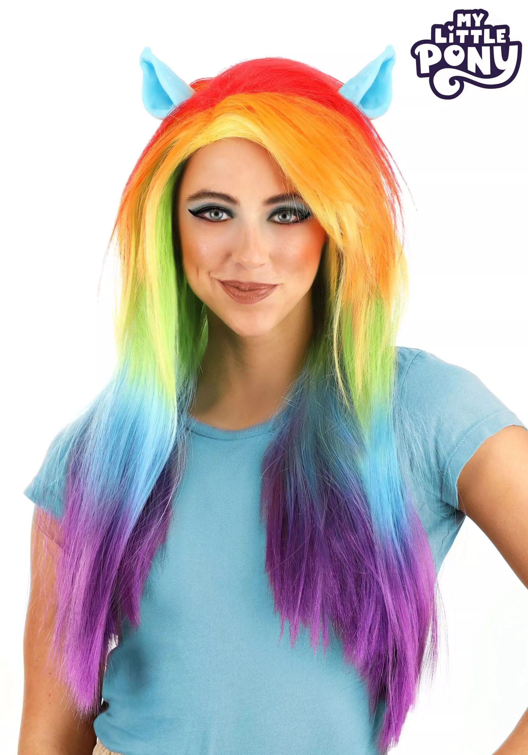 Partytime Wig Rainbow My Little Pony Dash Wig 3 Partytime Wig Rainbow My Little Pony Dash Wig