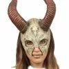 Ghoulish Productions Mythical Skull Mask With Horns -Disguise Store mythical horned skull mask