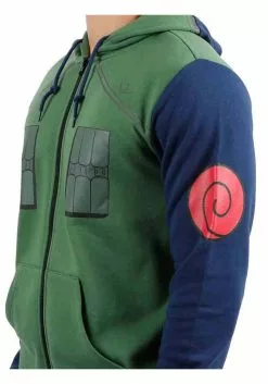 Bioworld Merchandising / Independent Sales Kakashi Cosplay Hoodie From Naruto -Disguise Store naruto kakashi cosplay hoodie alt 3