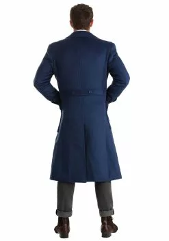 Haizhilan Garment CO., LTD Men's Newt Scamander Blue Jacket -Disguise Store newt scamander jacket alt 8
