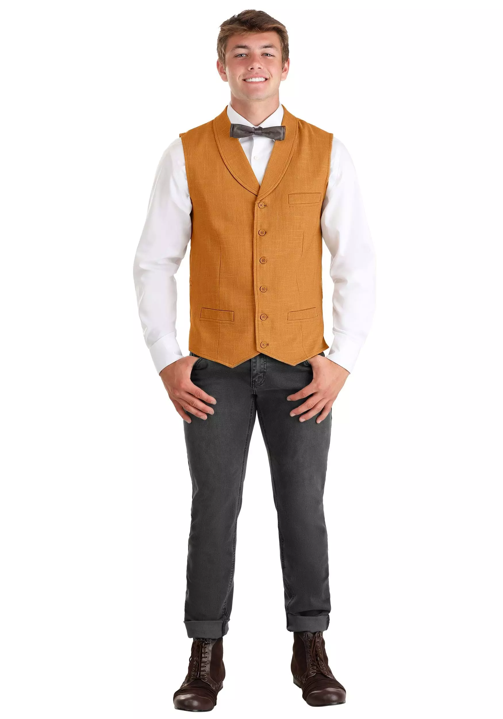 Haizhilan Garment CO., LTD Newt Scamander Vest And Tie For Men 11 Haizhilan Garment CO., LTD Newt Scamander Vest And Tie For Men - Image 9