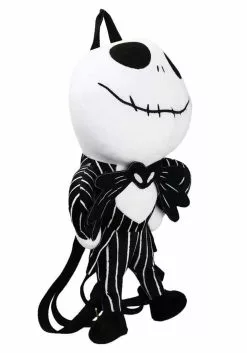 Bioworld Merchandising / Independent Sales Nightmare Before Christmas Jack Skellington Plush Mini Backpack -Disguise Store nightmare before christmas jack plush mini backpack alt 2