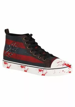 Ground Up Adult Nightmare On Elm Street Freddy Krueger Sneakers -Disguise Store nightmare on elm street freddy krueger adult sneakers alt 2