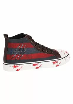 Ground Up Adult Nightmare On Elm Street Freddy Krueger Sneakers -Disguise Store nightmare on elm street freddy krueger adult sneakers alt 3