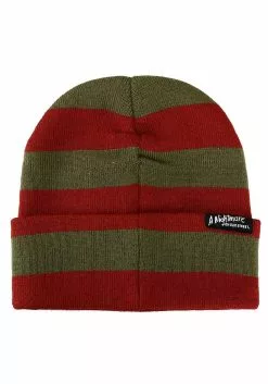 Bioworld Merchandising / Independent Sales Nightmare On Elm Street Standard VHS Woven Label Beanie -Disguise Store nightmare on elm street standard issue vhs woven l alt 1