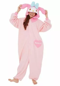 Sazac Onegai My Melody Kigurumi For Adults -Disguise Store onegai my melody kigurumi alt 2