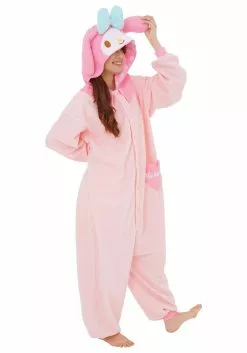 Sazac Onegai My Melody Kigurumi For Adults -Disguise Store onegai my melody kigurumi alt 3