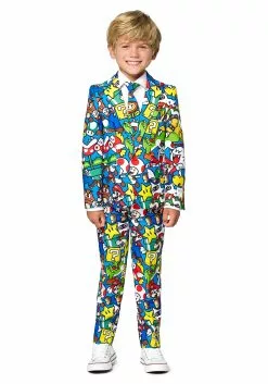 Opposuits Opposuit Super Mario Boy's Suit