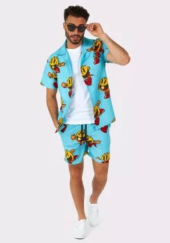 Opposuits Pac-Man Waka Waka Swimsuit & Shirt For Men 11 Opposuits Pac-Man Waka Waka Swimsuit & Shirt For Men -Disguise Store pac man mens waka waka swimsuit and shirt alt 1