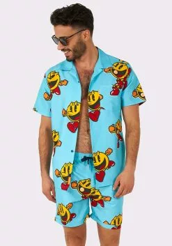 Opposuits Pac-Man Waka Waka Swimsuit & Shirt For Men 17 Opposuits Pac-Man Waka Waka Swimsuit & Shirt For Men -Disguise Store pac man mens waka waka swimsuit and shirt alt 7