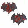 Pastease Adult Red Speckled Bat Pasties -Disguise Store pastease red speckled bat pasties