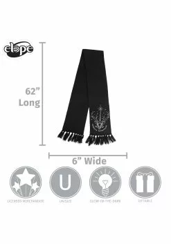 Elope Harry Potter Patronus Glow Knit Scarf -Disguise Store patronus glow knit scarf alt 3