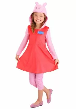 Disguise Limited Peppa Pig Girl's Long Sleeve Costume -Disguise Store peppa pig girls long sleeve costume alt 7