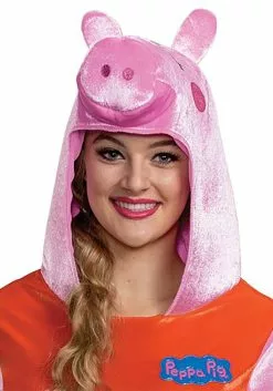 Disguise Women's Peppa Pig Mummy Pig Deluxe Costume 11 Disguise Women's Peppa Pig Mummy Pig Deluxe Costume -Disguise Store peppa pig mummy pig deluxe adult costume alt 2