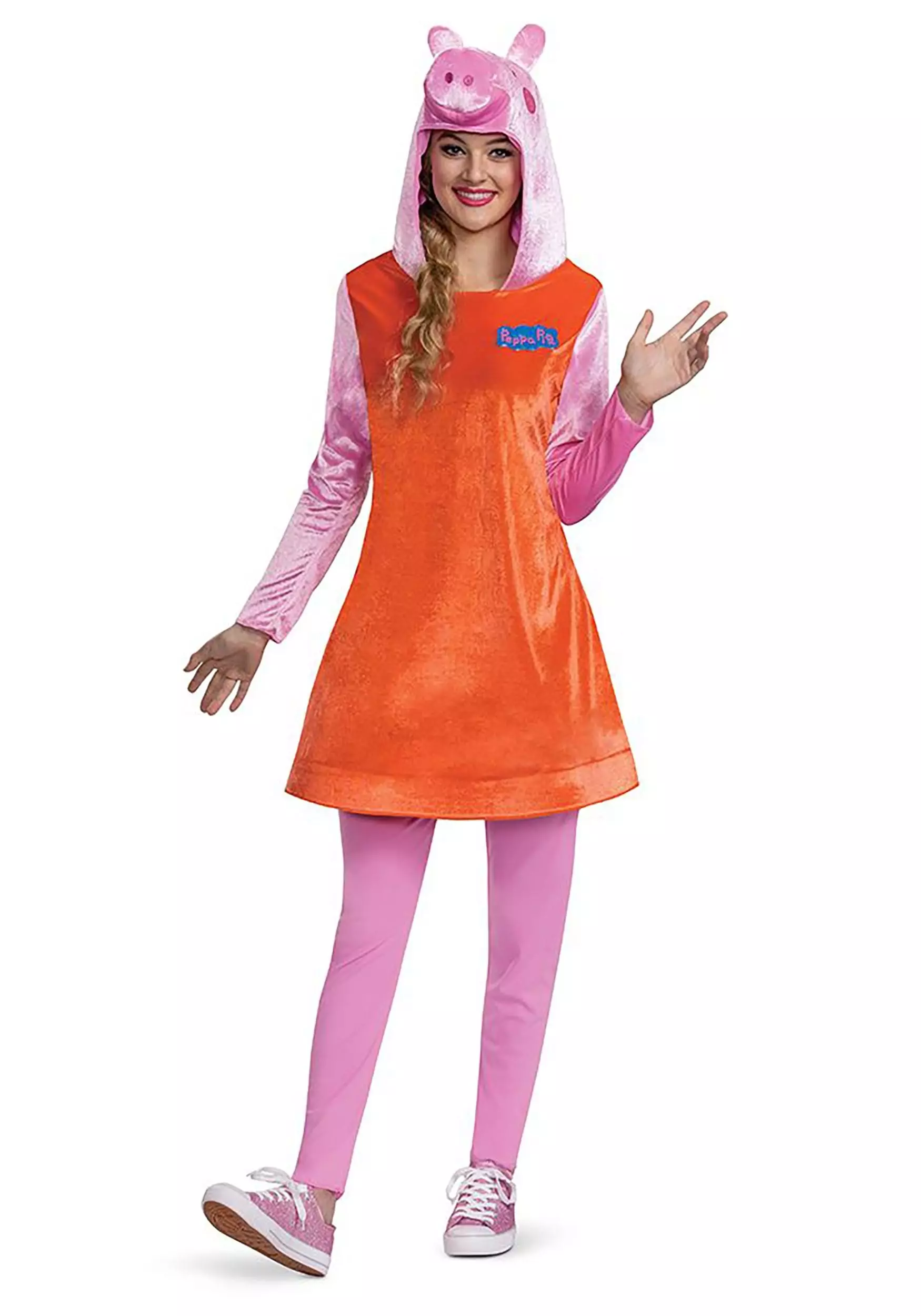 Disguise Women's Peppa Pig Mummy Pig Deluxe Costume 3 Disguise Women's Peppa Pig Mummy Pig Deluxe Costume