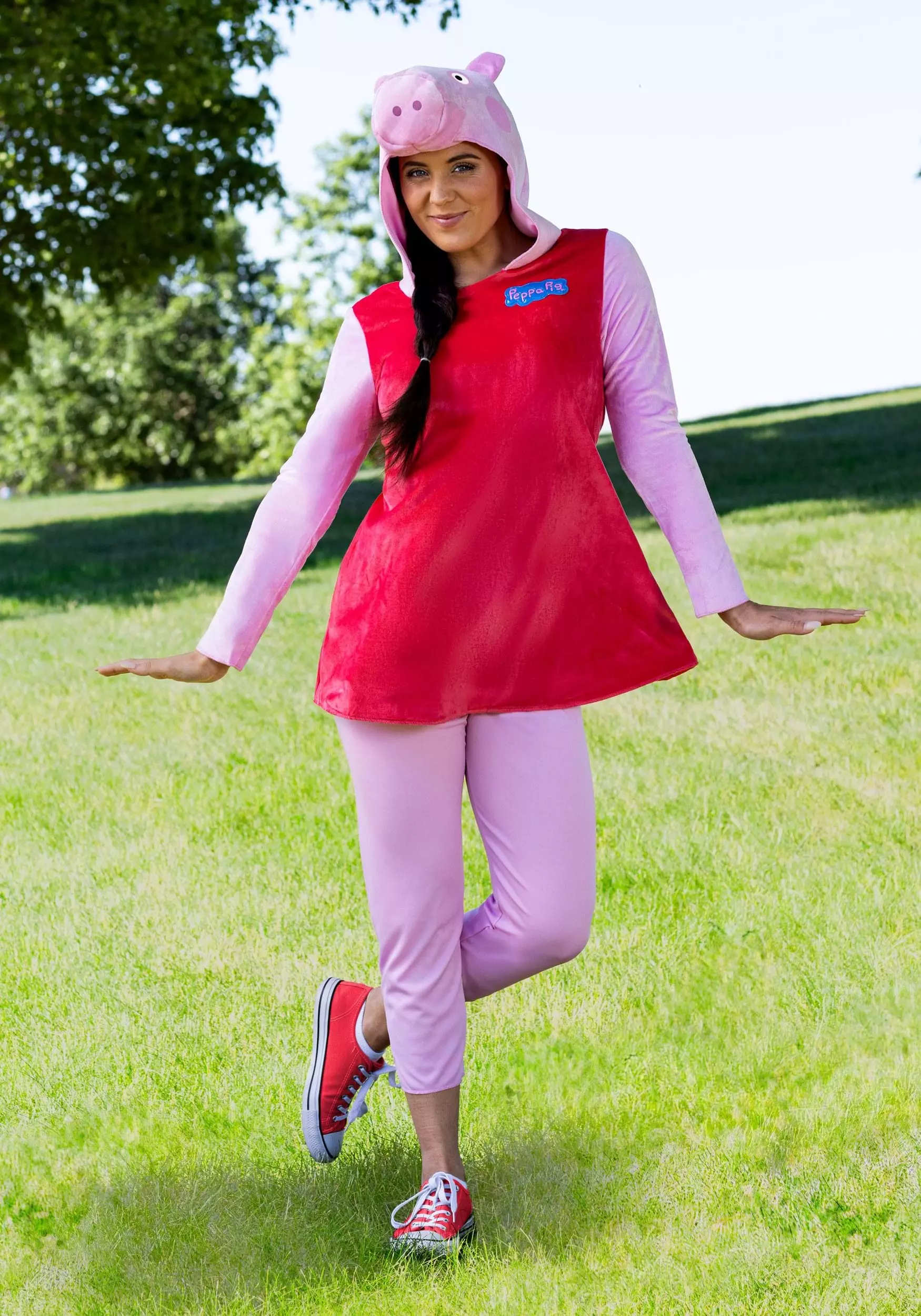 Disguise Limited Peppa Pig Adult Deluxe Costume For Women 3 Disguise Limited Peppa Pig Adult Deluxe Costume For Women