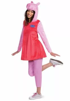 Disguise Limited Peppa Pig Adult Deluxe Costume For Women 23 Disguise Limited Peppa Pig Adult Deluxe Costume For Women -Disguise Store peppa pig womens adult deluxe costume alt 9