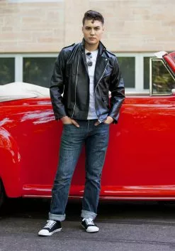 Fun Costumes Plus Size Grease Authentic T-Birds Jacket Costume 5 Fun Costumes Plus Size Grease Authentic T-Birds Jacket Costume -Disguise Store plus authentic t birds jacket alt 1