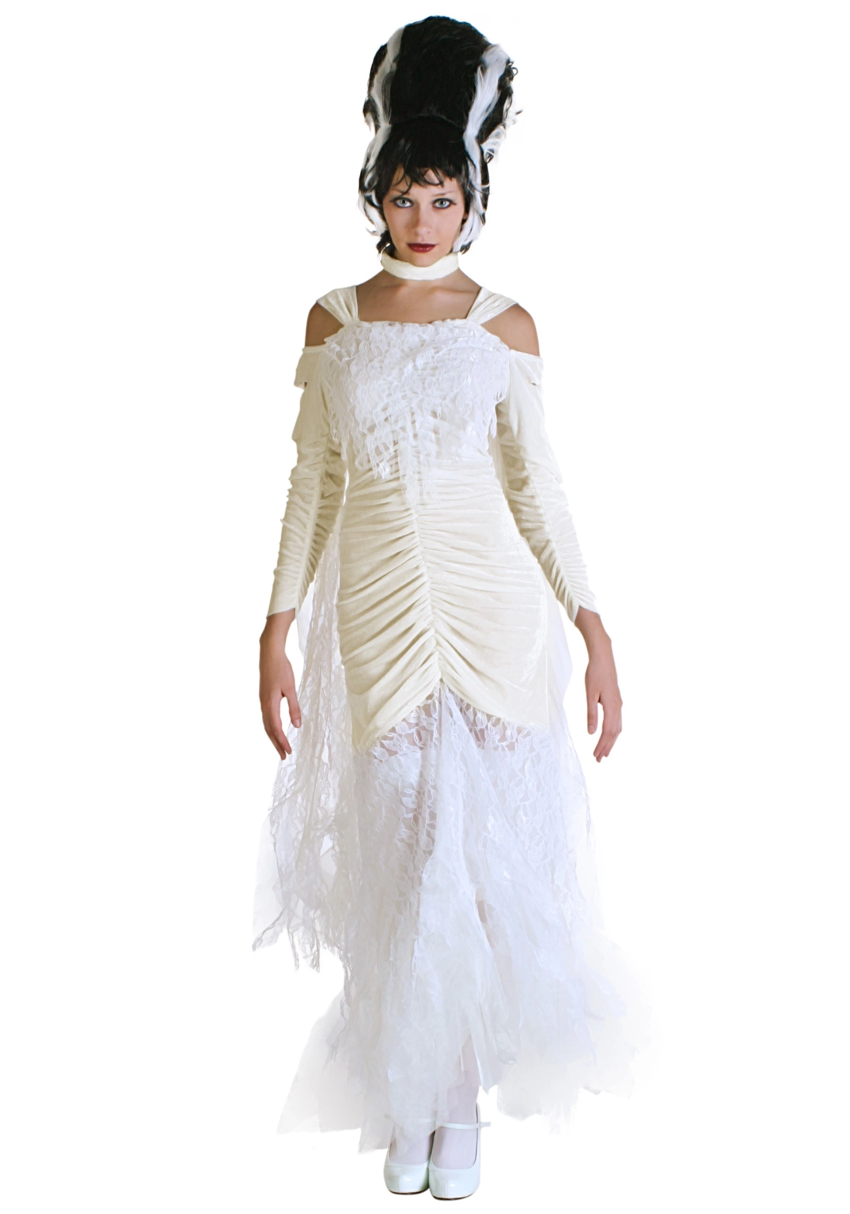Fun Costumes Plus Size Bride Of Frankenstein Costume 3 Fun Costumes Plus Size Bride Of Frankenstein Costume