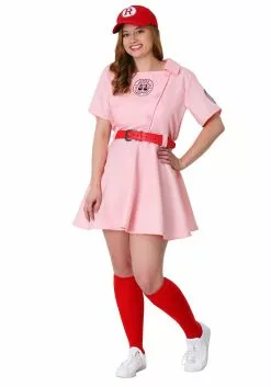 Fun Costumes League Of Their Own Dottie Plus Size Costume -Disguise Store plus size budget dottie costume alt 2