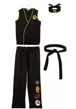 Fun Costumes Plus Size Adult Cobra Kai Costume -Disguise Store plus size cobra kai costume alt9