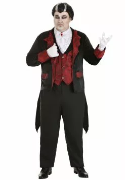 Fun Costumes Men's Plus Size Dashing Vampire Costume