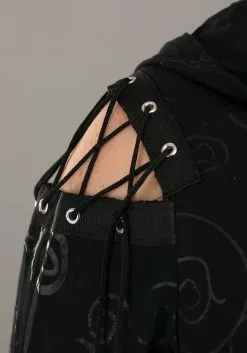 Jerry Leigh Deluxe Harry Potter Bellatrix Plus Size Womens Costume -Disguise Store plus size deluxe harry potter bellatrix costume alt 5