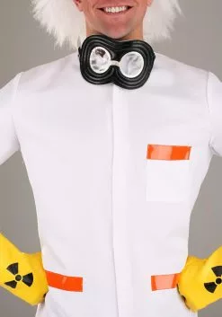 Fun Costumes Plus Size Doc Brown BTTF 1 Costume -Disguise Store plus size doc brown btf1 alt 3