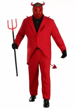 Fun Costumes Plus Size Red Suit Devil Costume