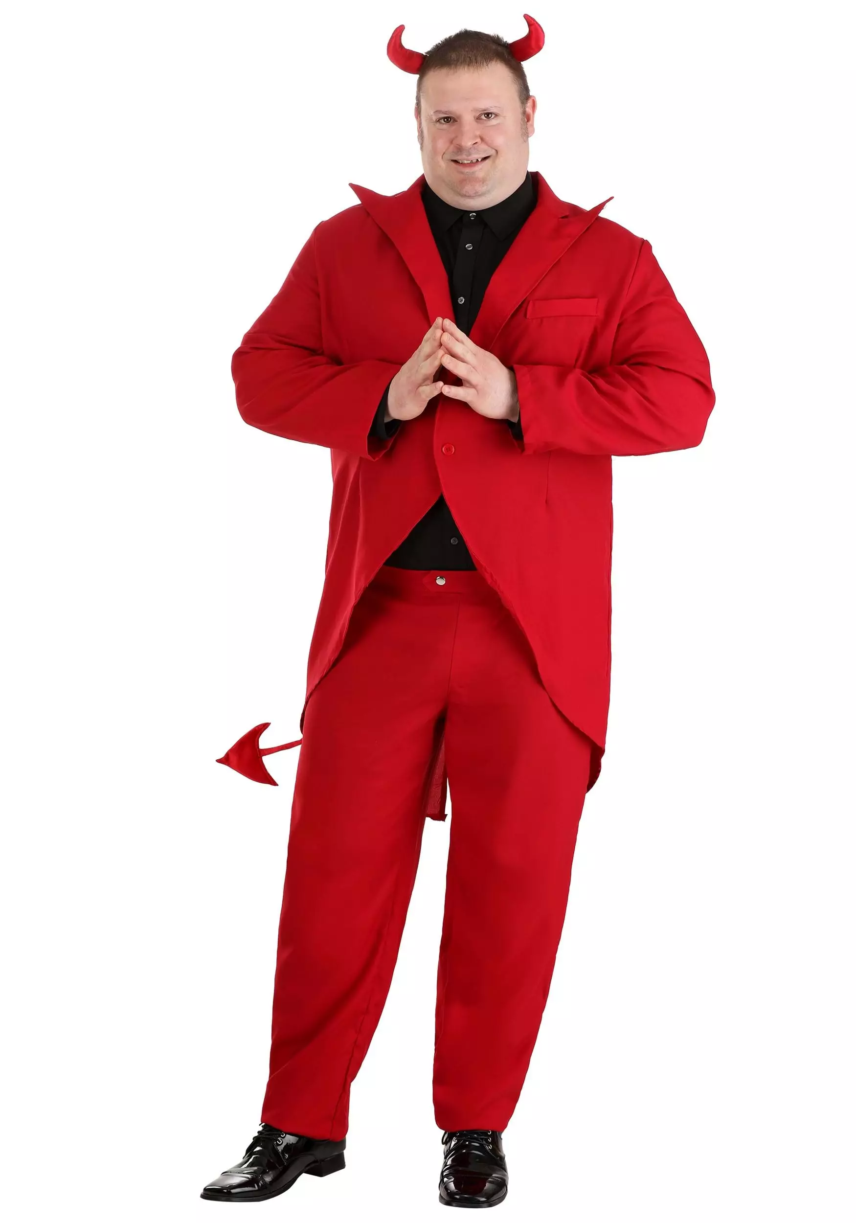 Fun Costumes Plus Size Red Suit Devil Costume 7 Fun Costumes Plus Size Red Suit Devil Costume - Image 5