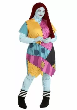 Armada Plus Size Deluxe Nightmare Before Christmas Sally Costume -Disguise Store plus size sally costume alt 2