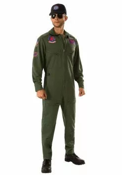 Rubies Costume Co. Inc Top Gun Jumpsuit Mens Plus Size Costume
