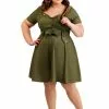 Fun Costumes Women's Plus Size Vintage Combat Cutie 2 Fun Costumes Women's Plus Size Vintage Combat Cutie -Disguise Store plus size vintage combat cutie for women